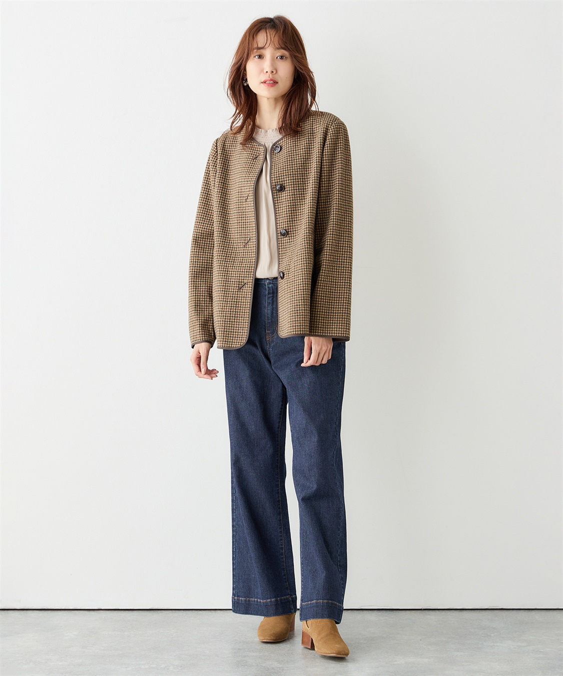 Petit Honfleur フェイクウールジャケット_sub_13