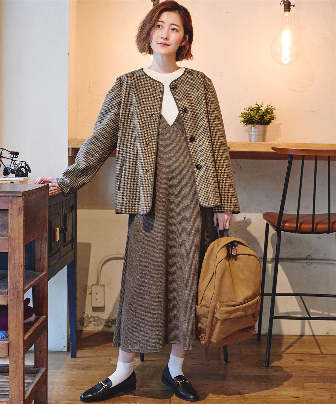 フェイクウールジャケット Petit Honfleur｜クロスプラス公式