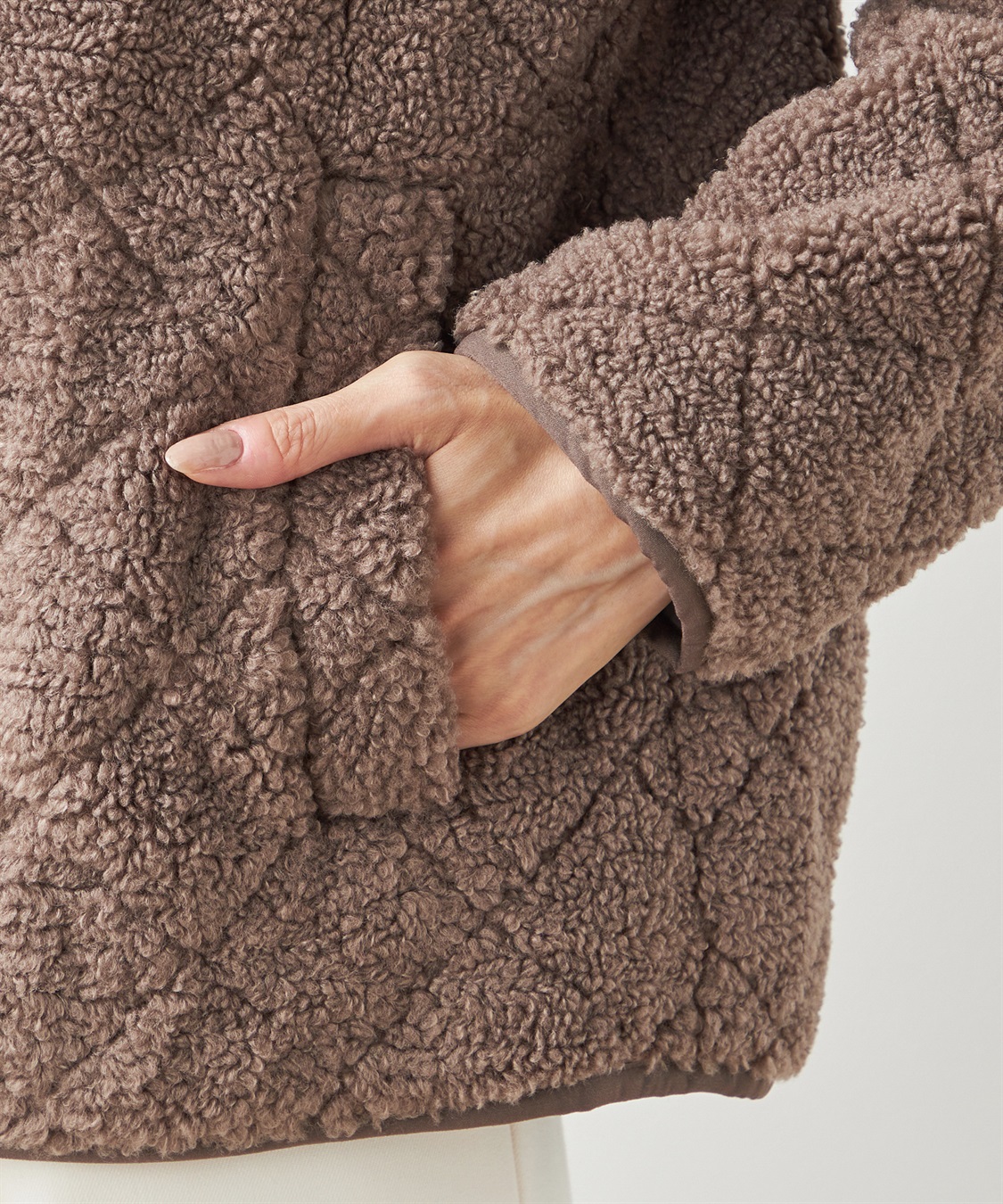 Petit Honfleur ボアキルトジャケット_sub_8