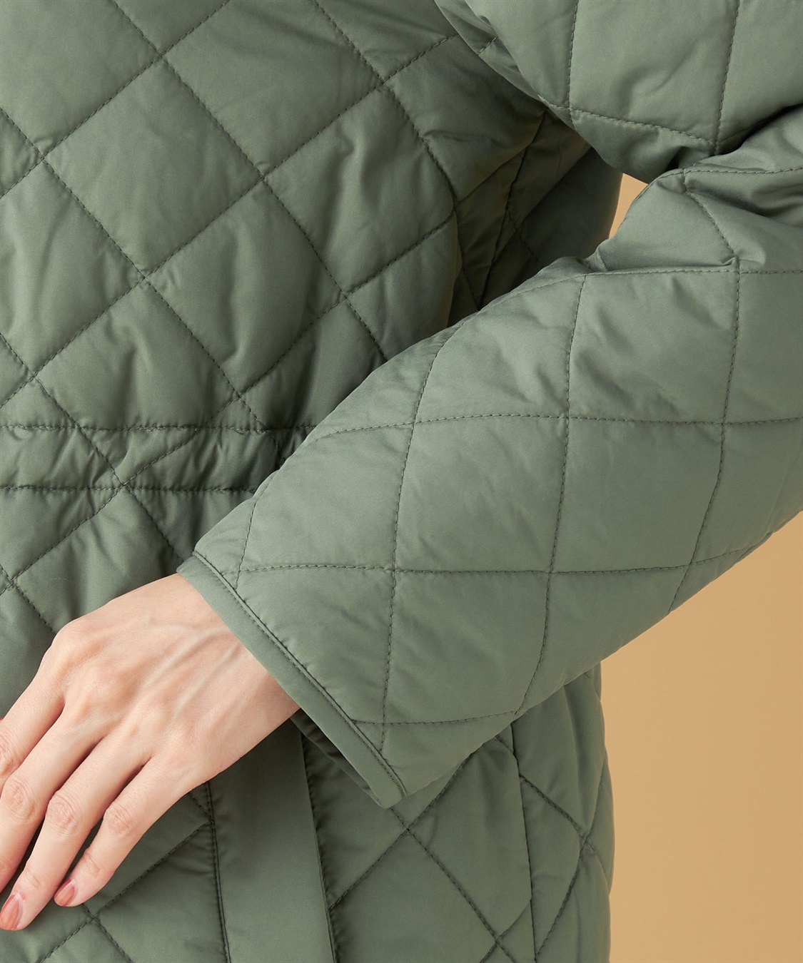 Petit Honfleur ドロストキルトコート_sub_9