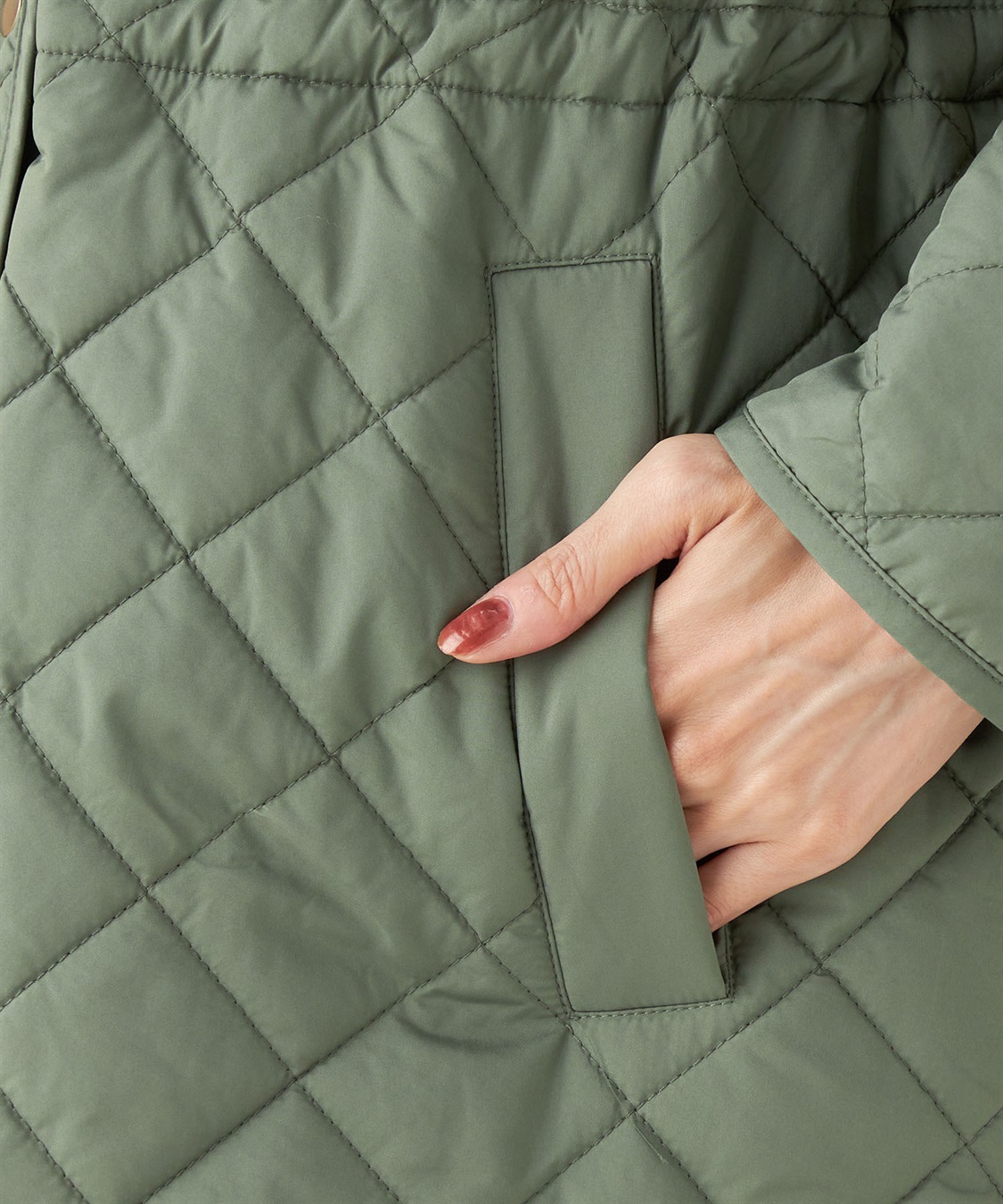 Petit Honfleur ドロストキルトコート_sub_10