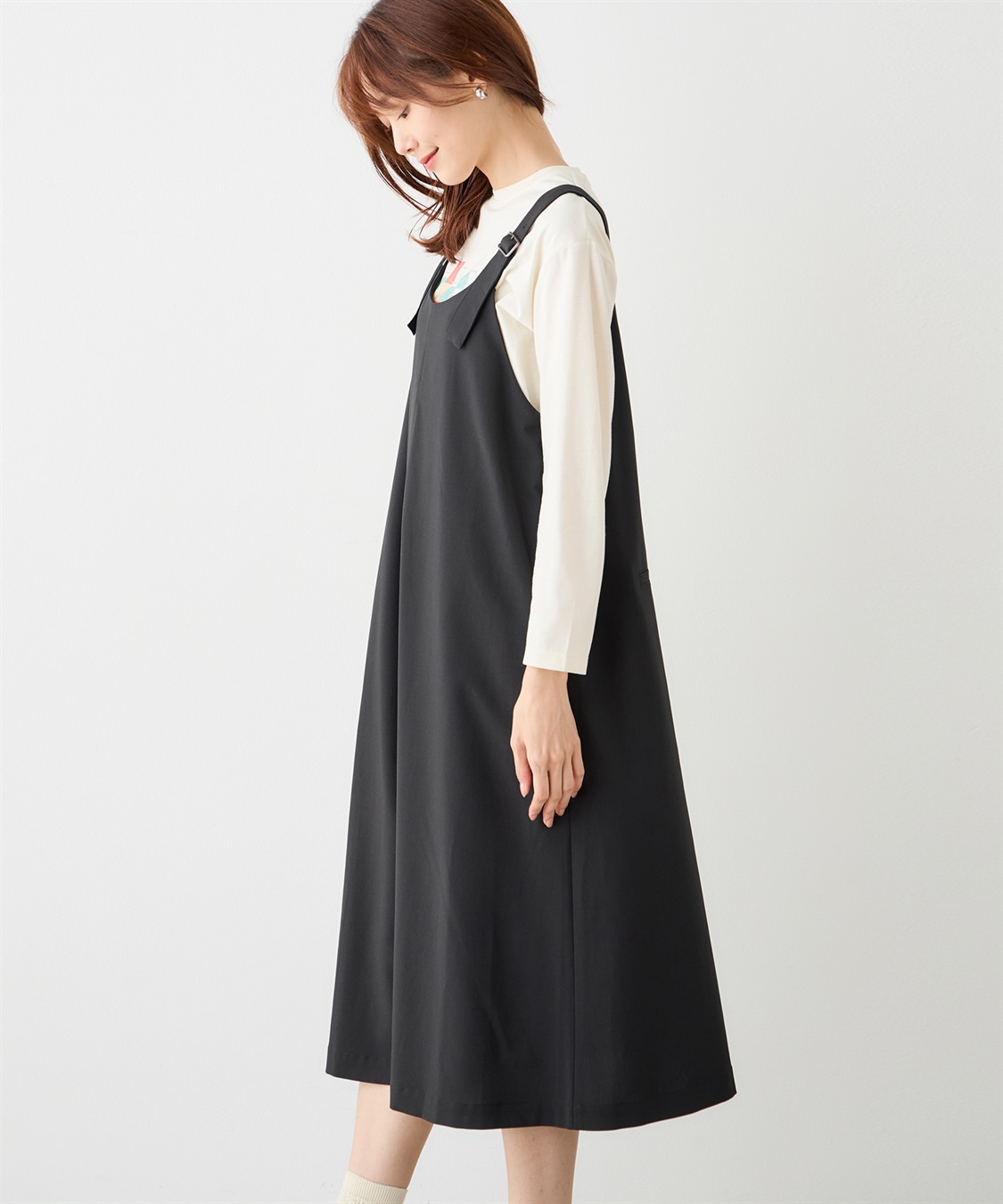 Petit Honfleur Uネックジャンスカ_sub_1