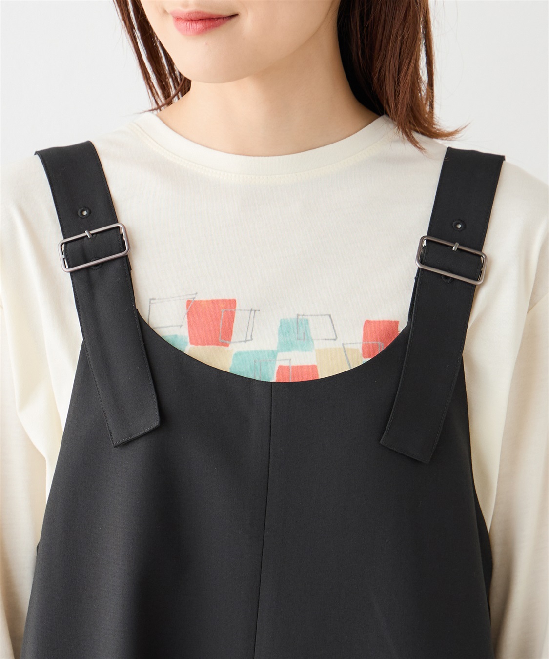 Petit Honfleur Uネックジャンスカ_sub_3