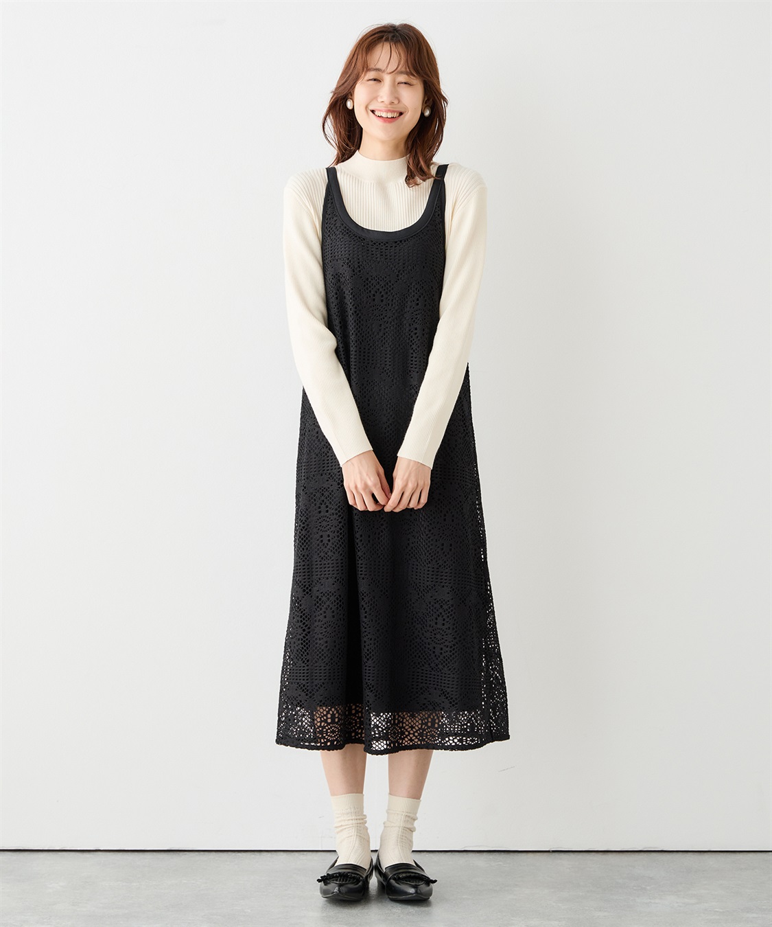 Petit Honfleur レースキャミワンピース_sub_8