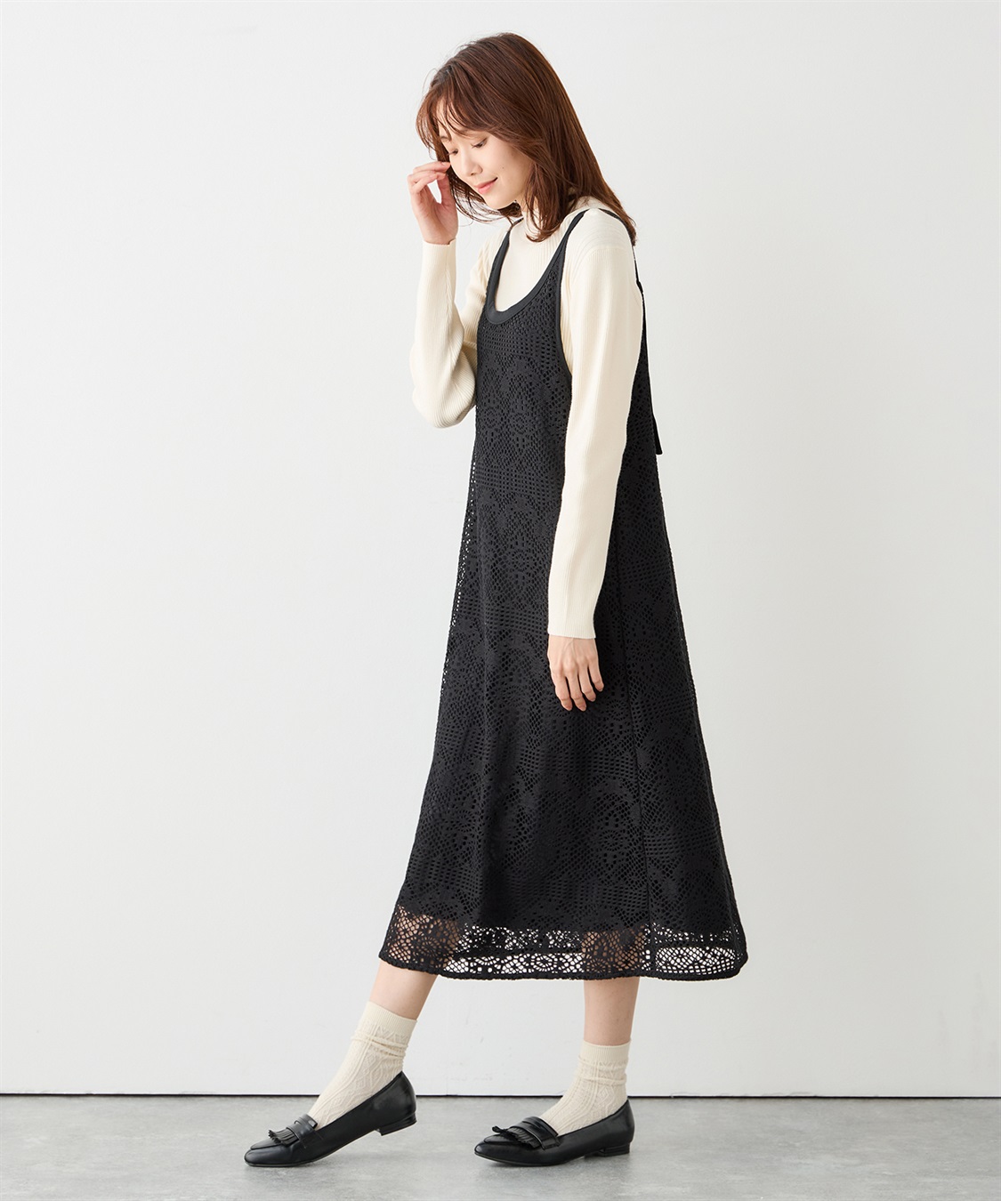 Petit Honfleur レースキャミワンピース_sub_9