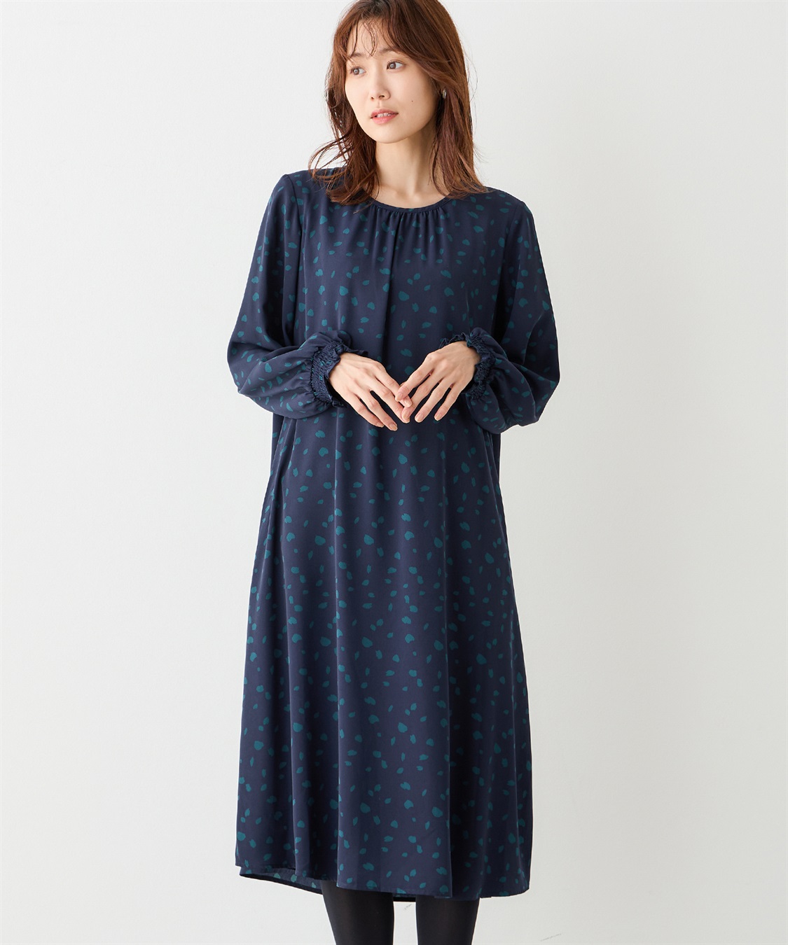 Petit Honfleur プリントワンピース_sub_1