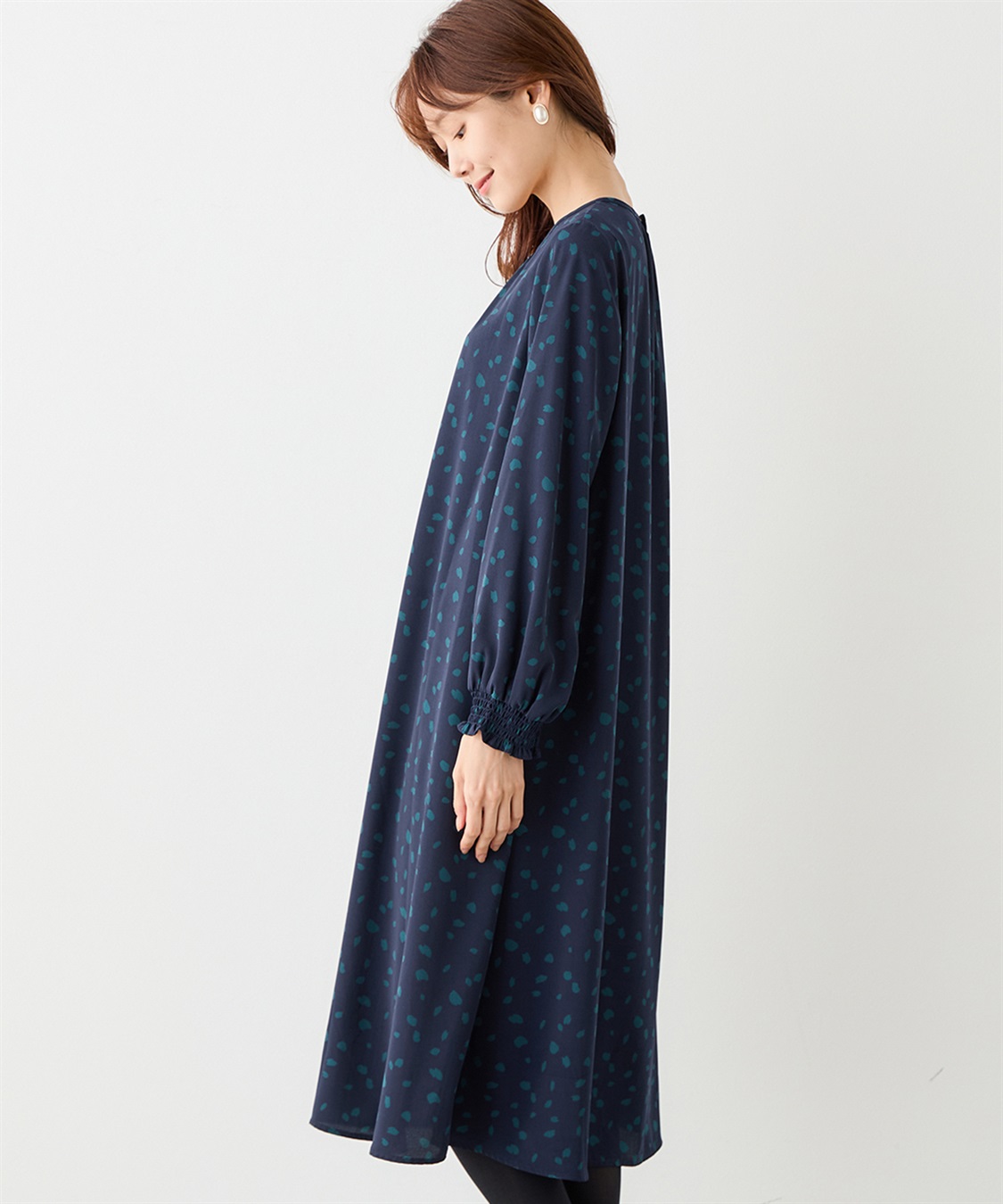 Petit Honfleur プリントワンピース_sub_2