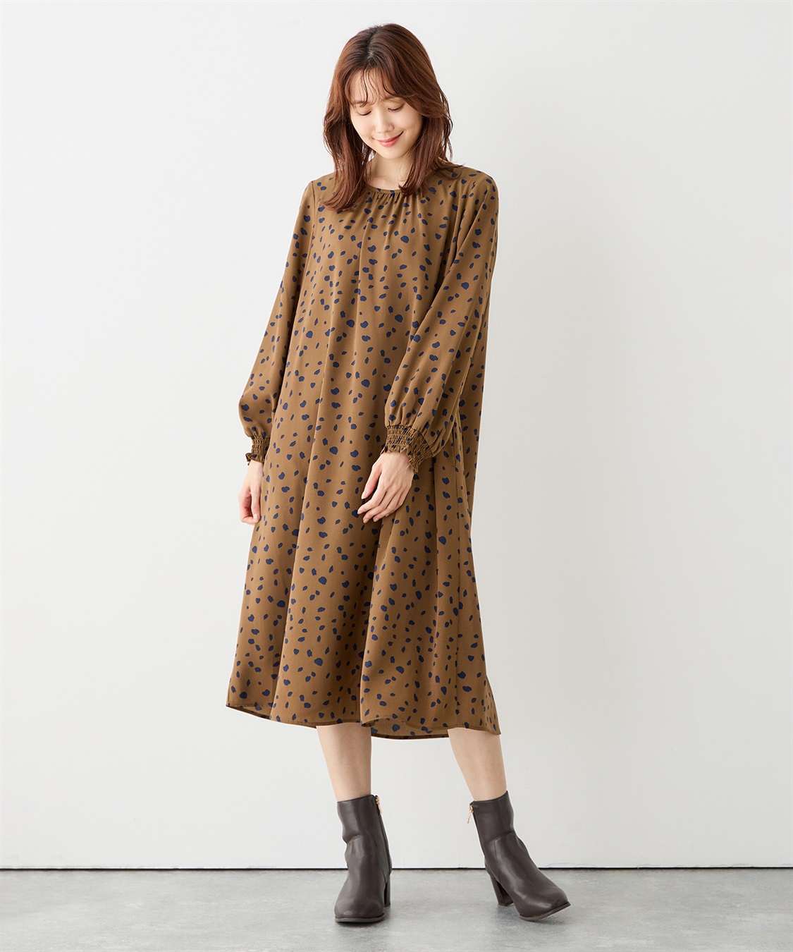 Petit Honfleur プリントワンピース_sub_15