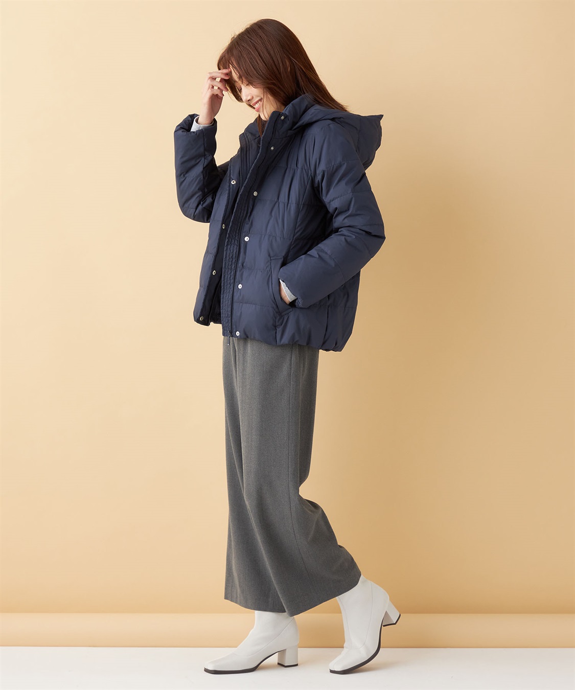 Petit Honfleur ショートダウンコート_sub_25