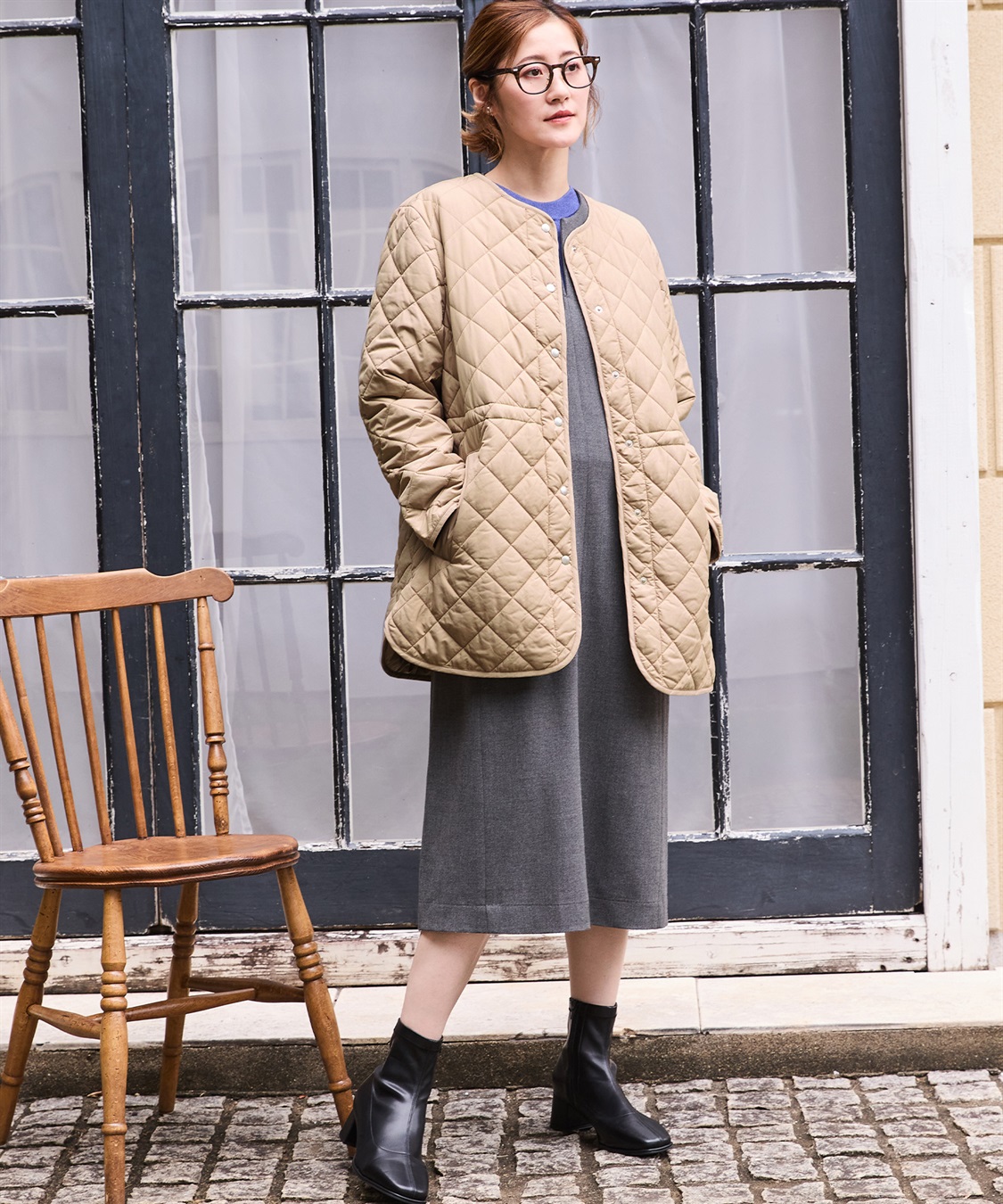 Petit Honfleur キーネックジャンパースカート_sub_11