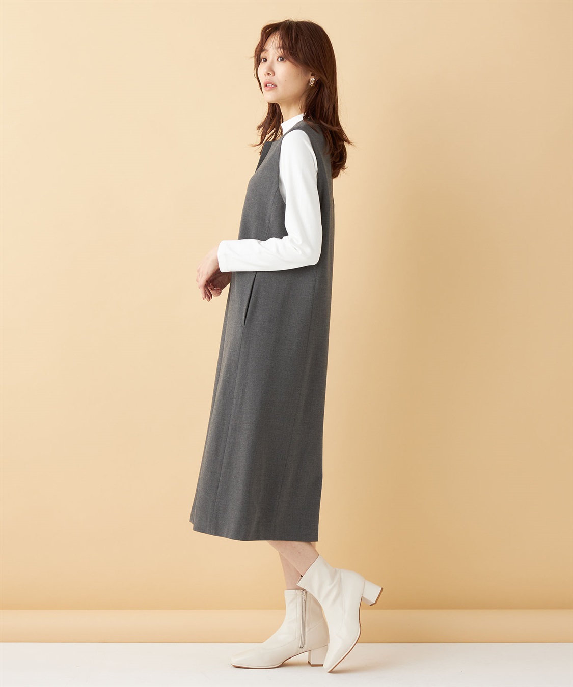 Petit Honfleur キーネックジャンパースカート_sub_14