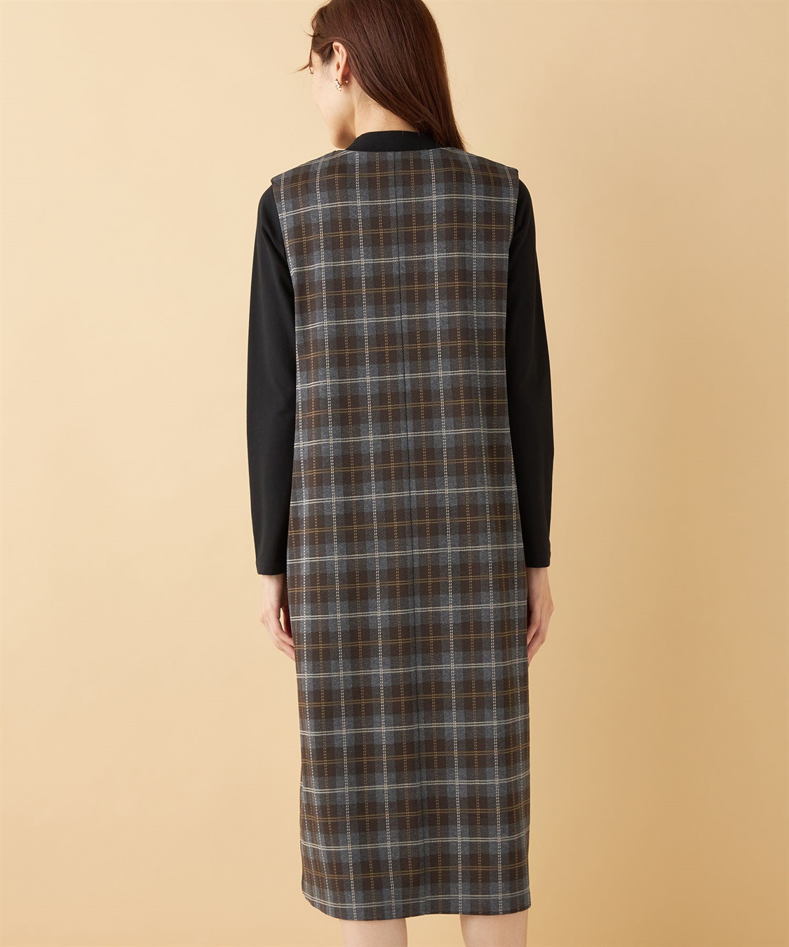 Petit Honfleur ジップジャンパースカート_sub_2