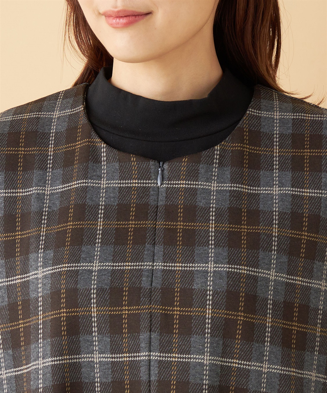 Petit Honfleur ジップジャンパースカート_sub_3