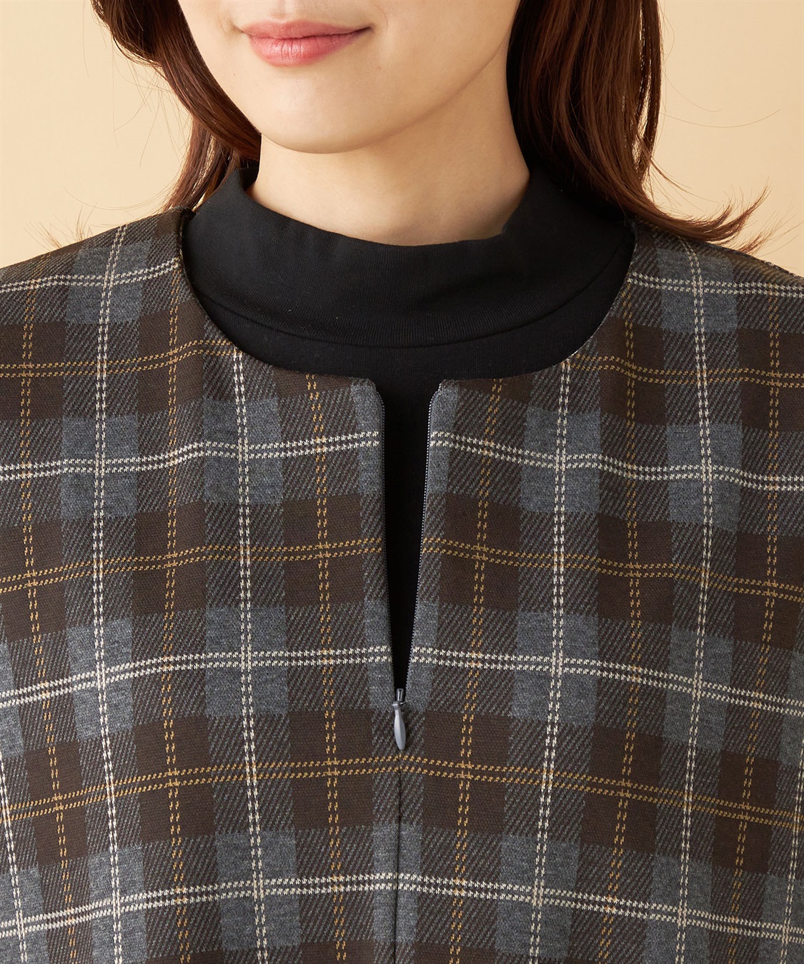 Petit Honfleur ジップジャンパースカート_sub_4