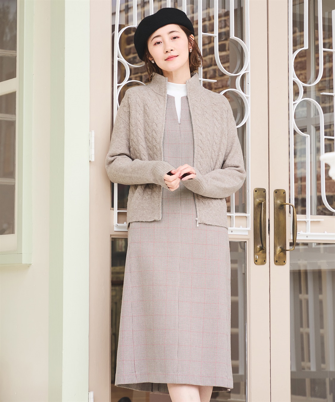 Petit Honfleur ジップジャンパースカート_sub_16