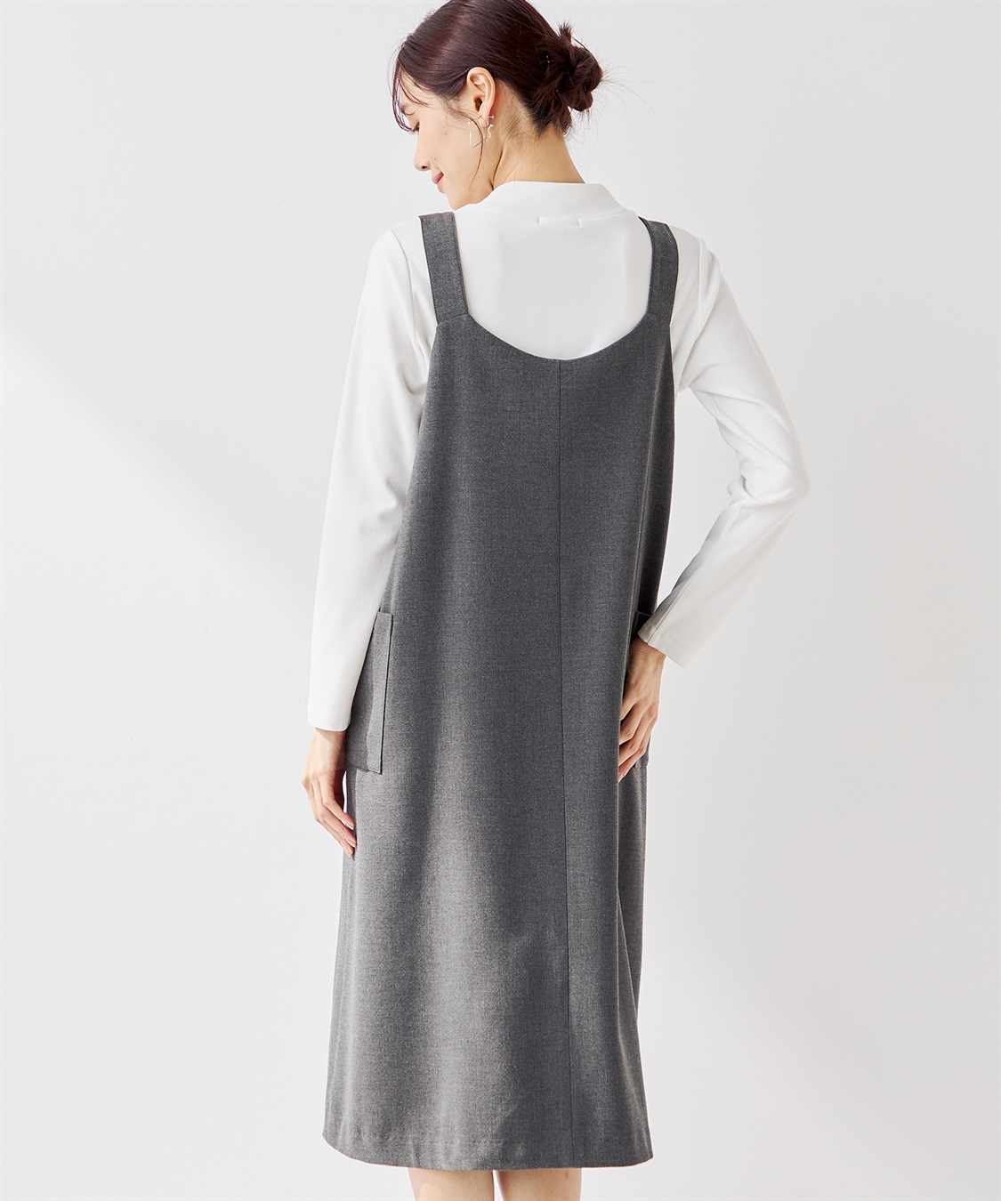 Petit Honfleur カーゴジャンパースカート_sub_3