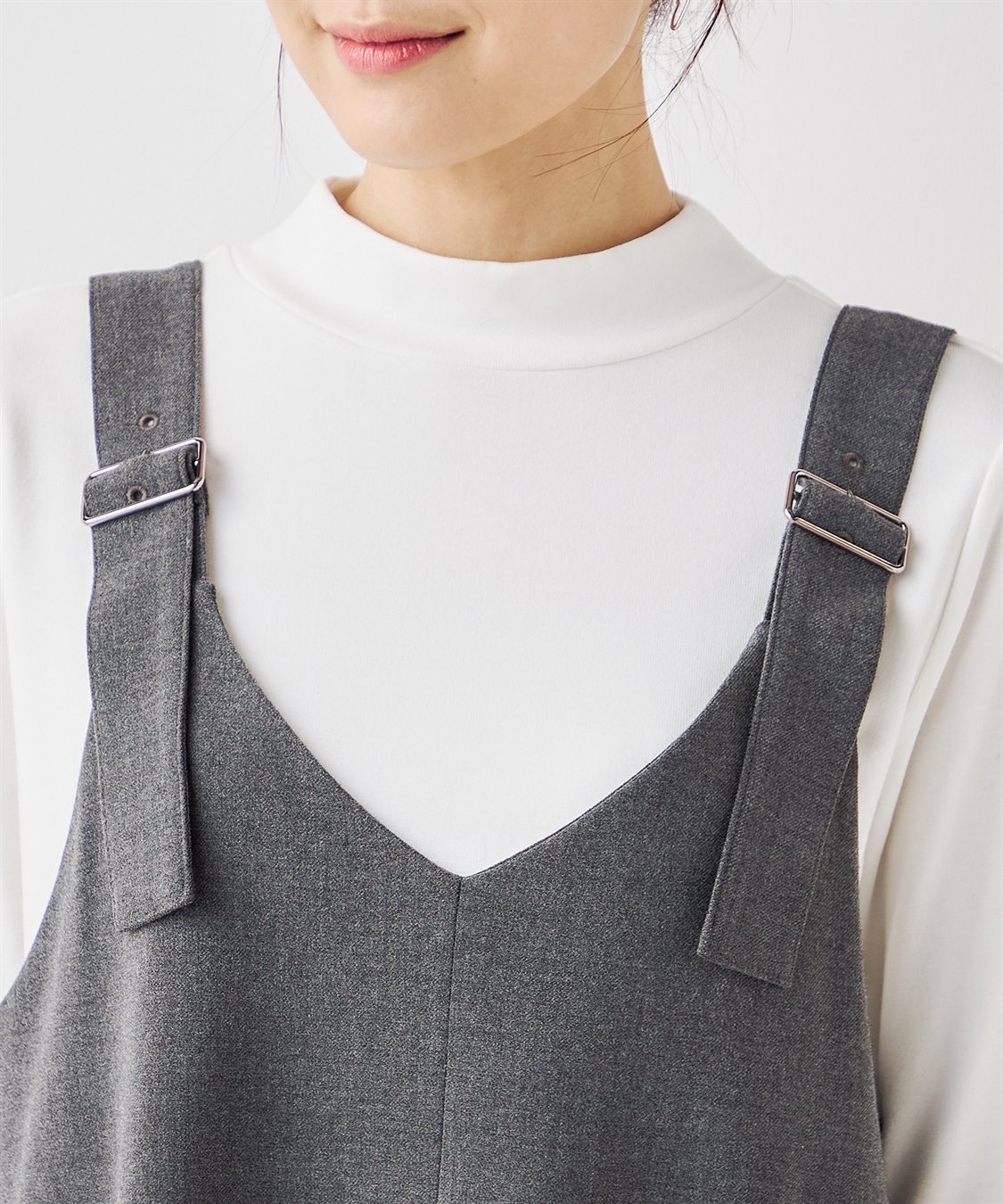 Petit Honfleur カーゴジャンパースカート_sub_4