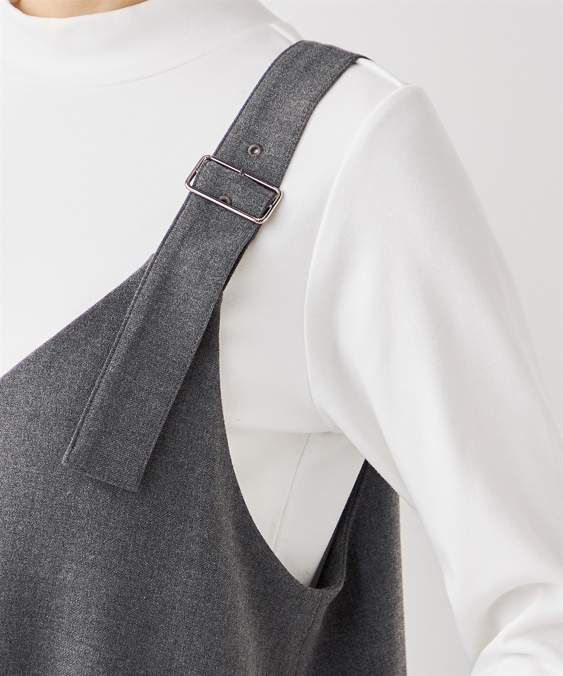 Petit Honfleur カーゴジャンパースカート_sub_5