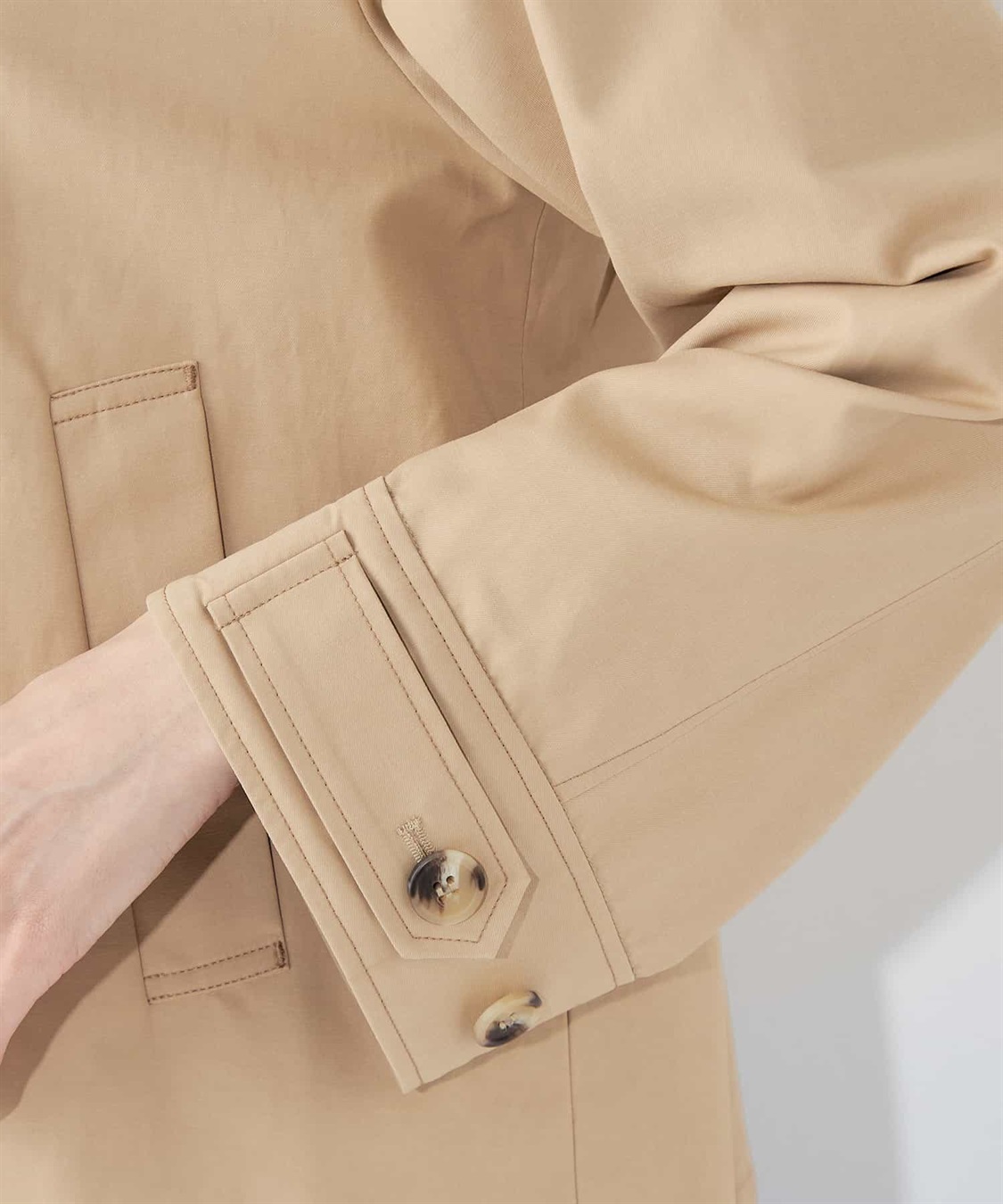 Petit Honfleur ノーカラージャケット_sub_6