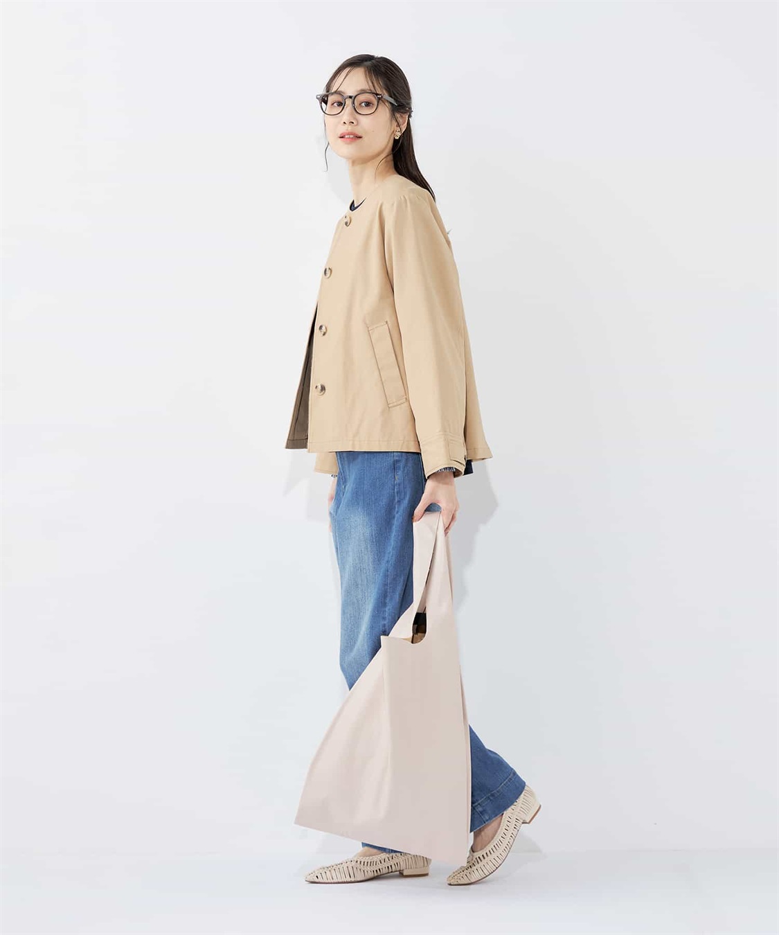 Petit Honfleur ノーカラージャケット_sub_17