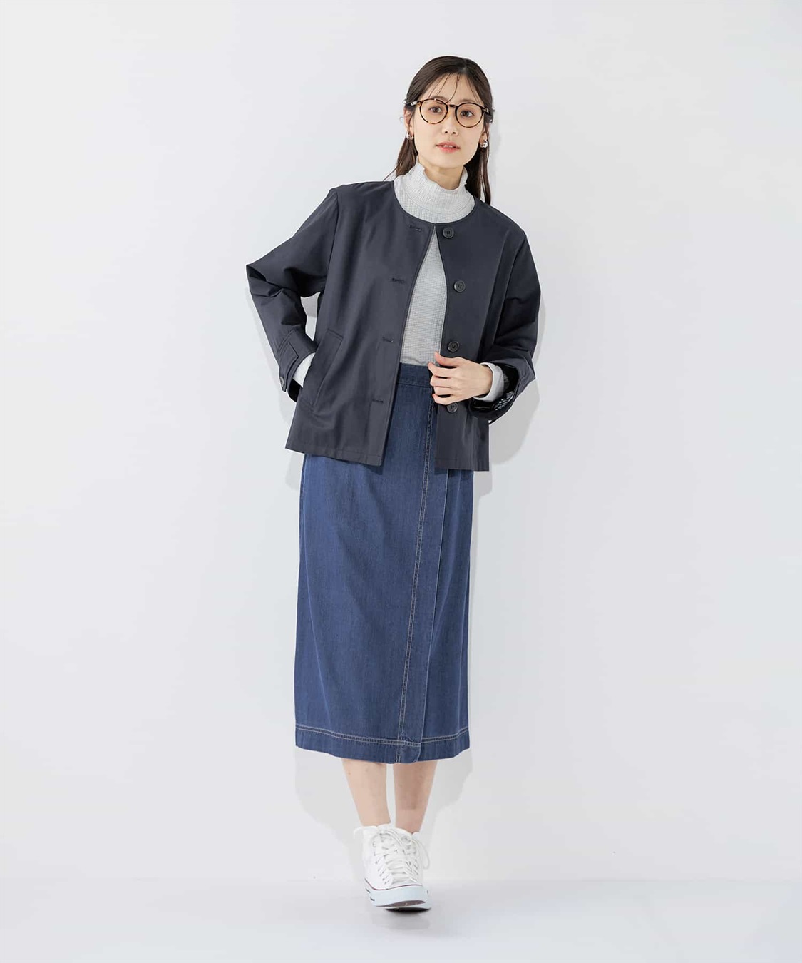 Petit Honfleur ノーカラージャケット_sub_18