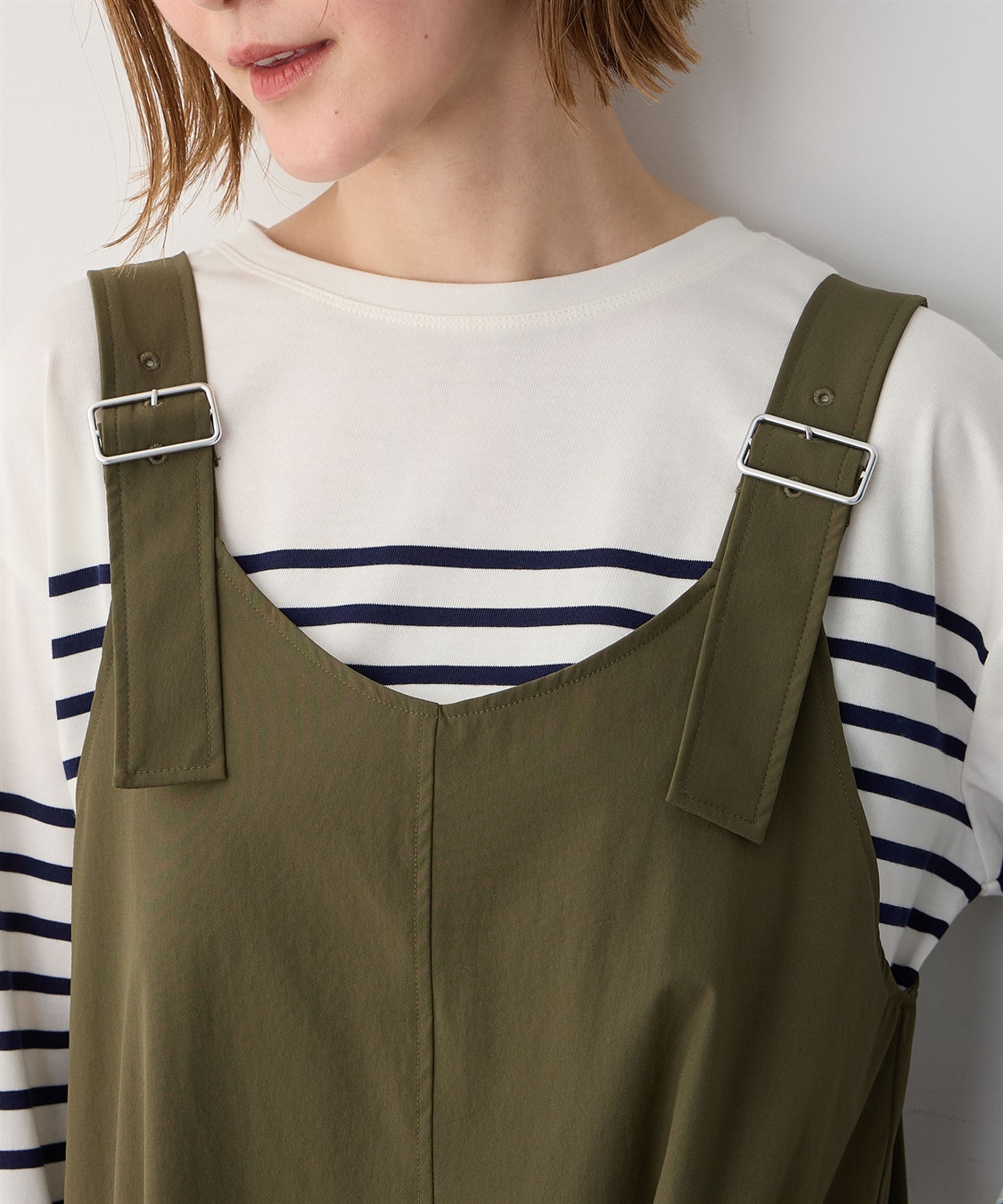 Petit Honfleur カーゴジャンパースカート_sub_4