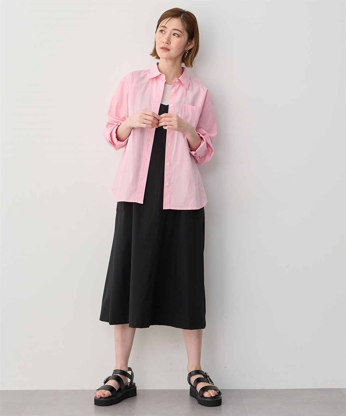 Petit Honfleur カーゴジャンパースカート_sub_8