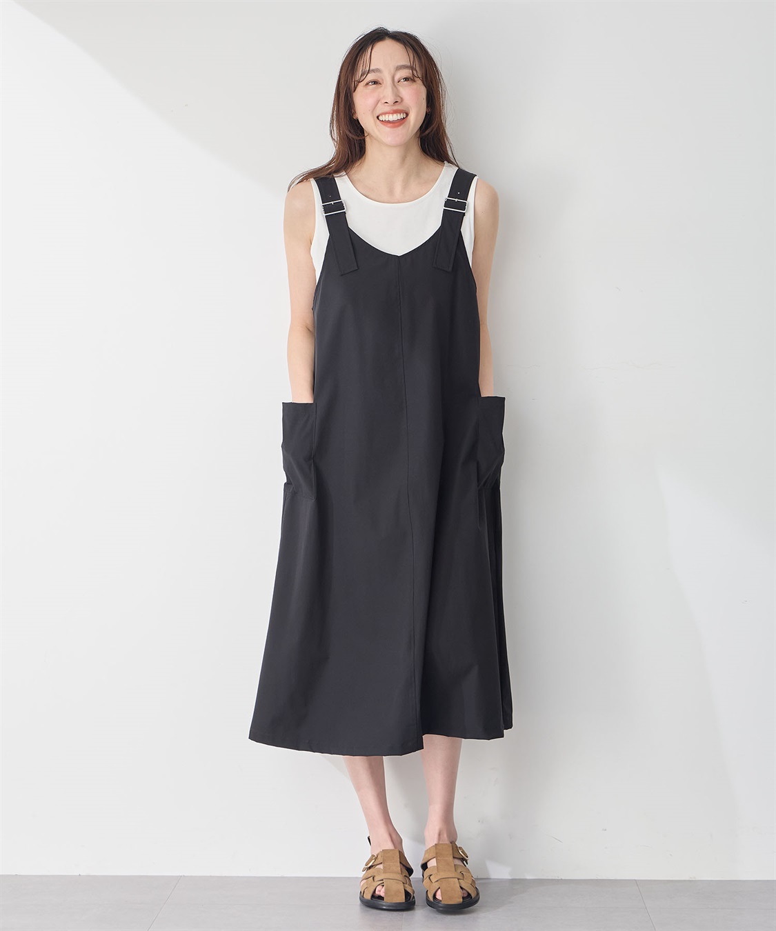 Petit Honfleur カーゴジャンパースカート_sub_11