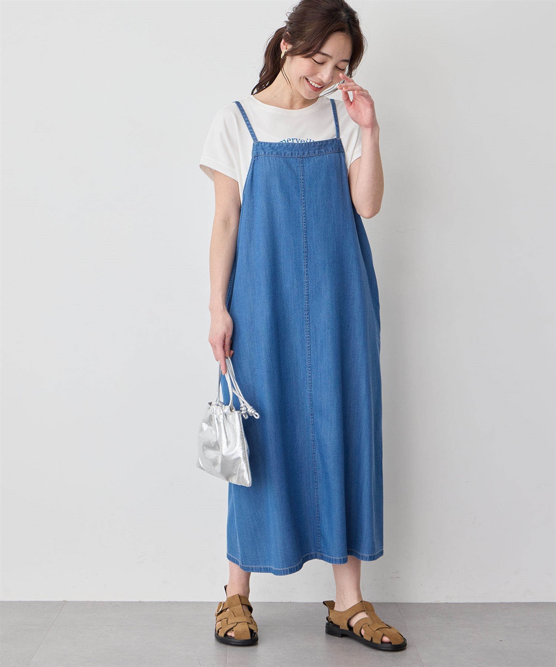 Petit Honfleur デニムキャミソール_sub_1