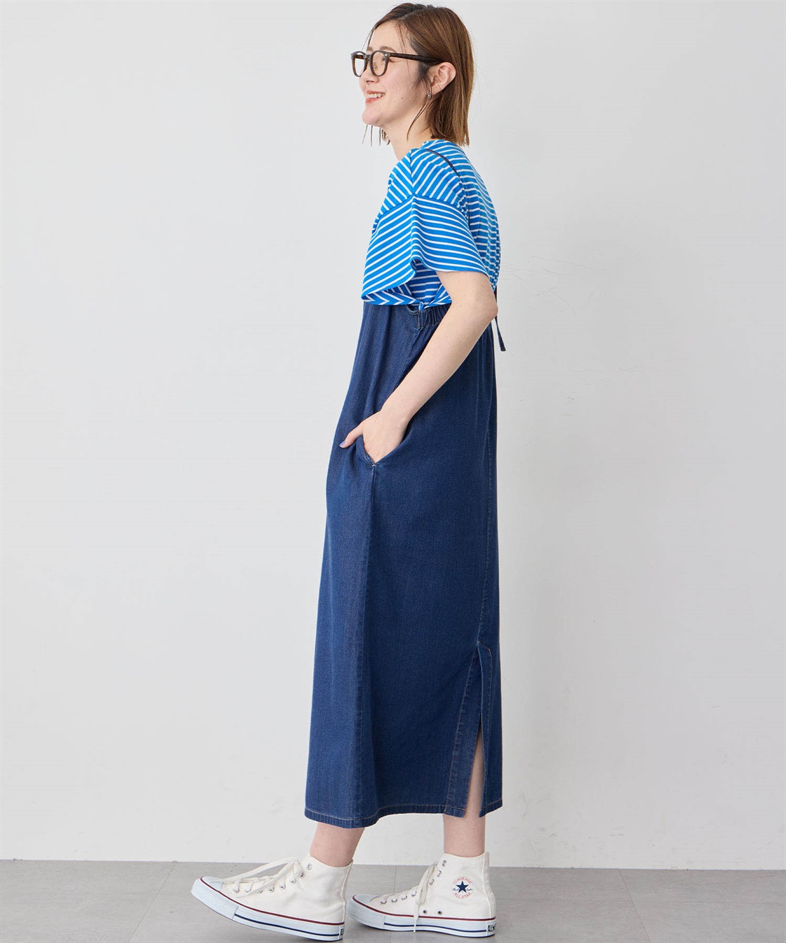 Petit Honfleur デニムキャミソール_sub_3