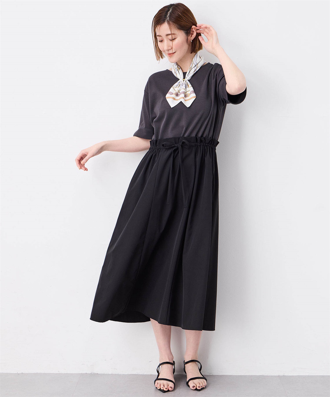 Petit Honfleur ドッキングワンピース_sub_3