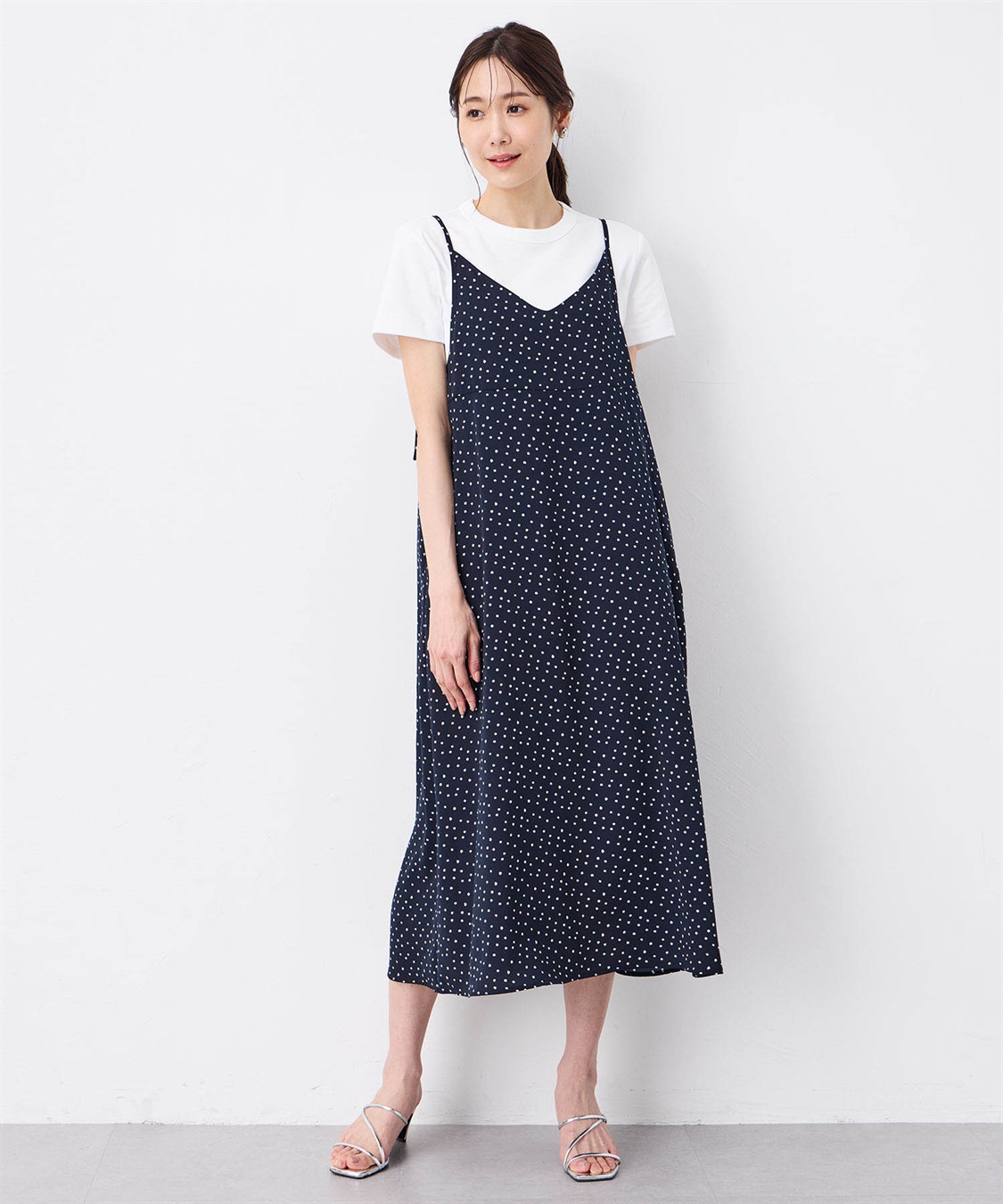 trefle+1 ドットキャミワンピース trefle+1 ドットキャミワンピースの通販 by ちっち's shop｜ラクマ