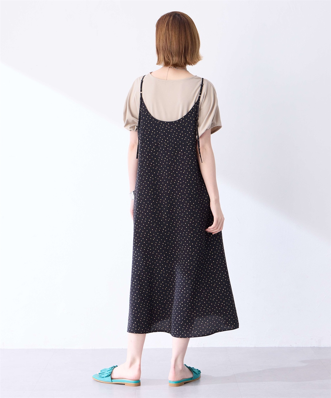 Petit Honfleur ドット柄ワンピース_sub_11
