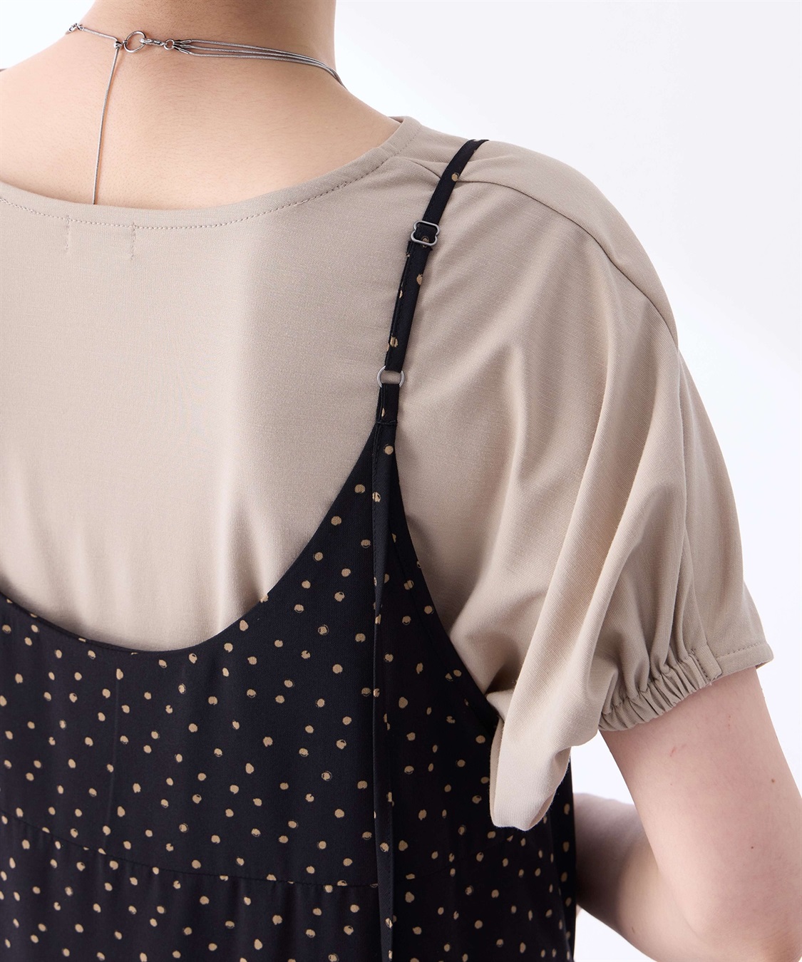 Petit Honfleur ドット柄ワンピース_sub_14