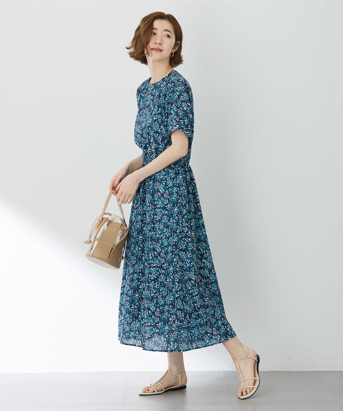 Petit Honfleur アパッシュプリントワンピース_sub_1