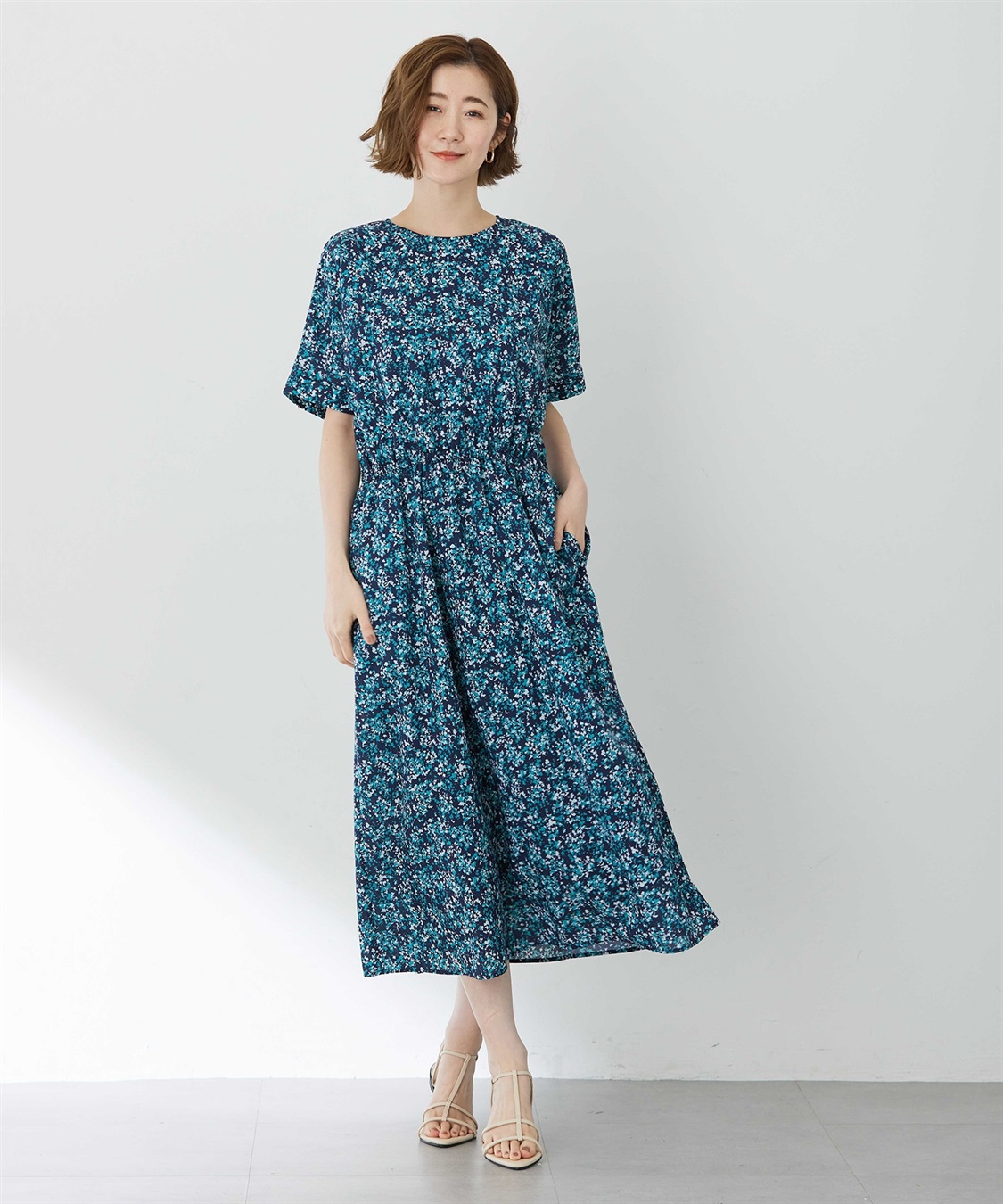 Petit Honfleur アパッシュプリントワンピース_sub_5