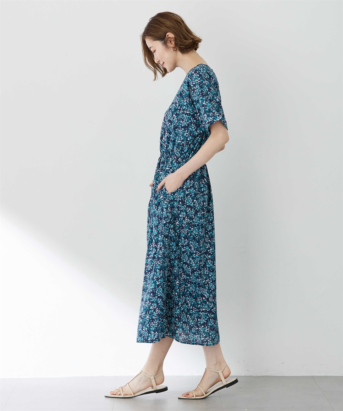 Petit Honfleur アパッシュプリントワンピース_sub_7