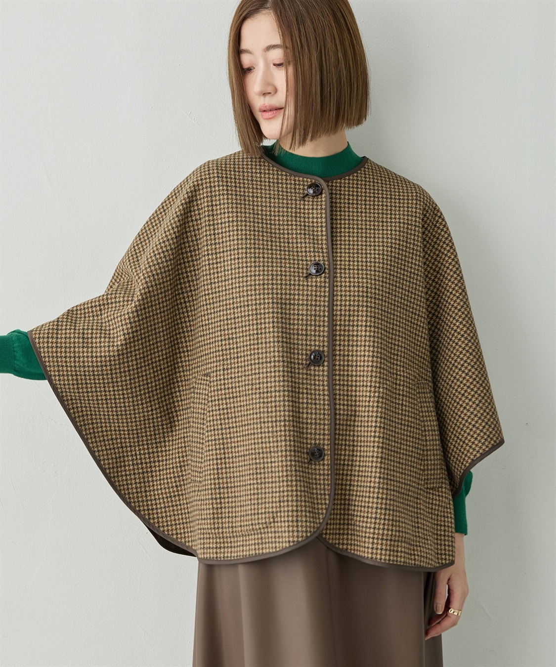 美品☆toujours アウター ポンチョ journalstandard JOURNAL STANDARD（ジャーナルスタンダード）｜ポンチョ一覧 - WEAR