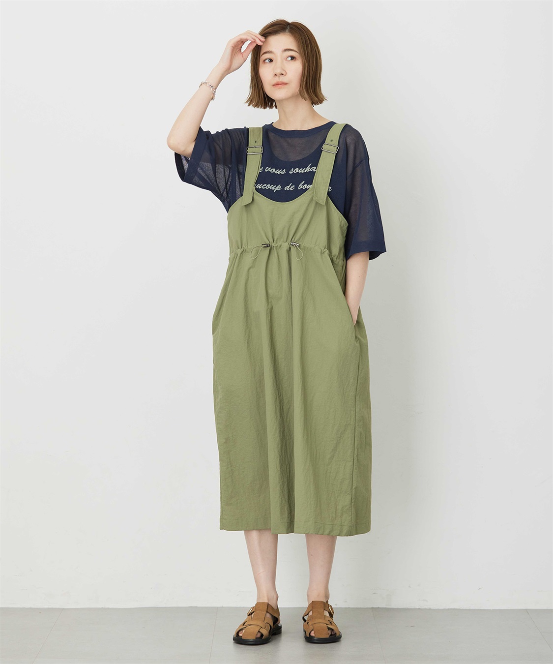 Petit Honfleur ドロストジャンパースカート_sub_2