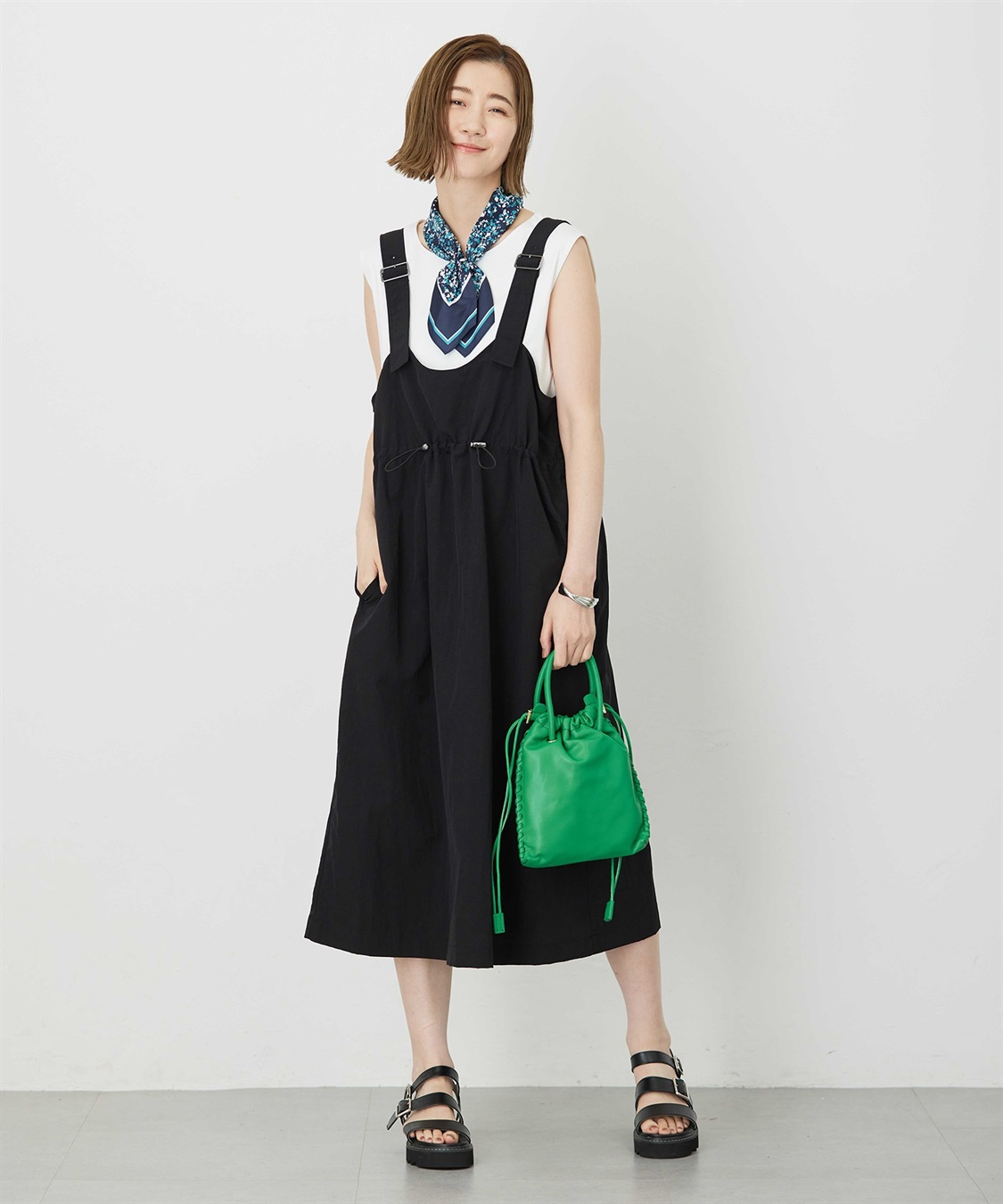 Petit Honfleur ドロストジャンパースカート_sub_6