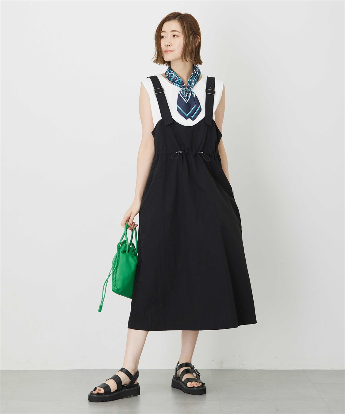 Petit Honfleur ドロストジャンパースカート_sub_7