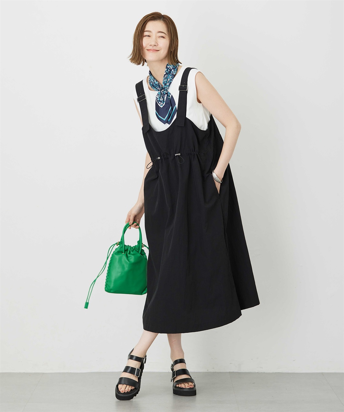 Petit Honfleur ドロストジャンパースカート_sub_9