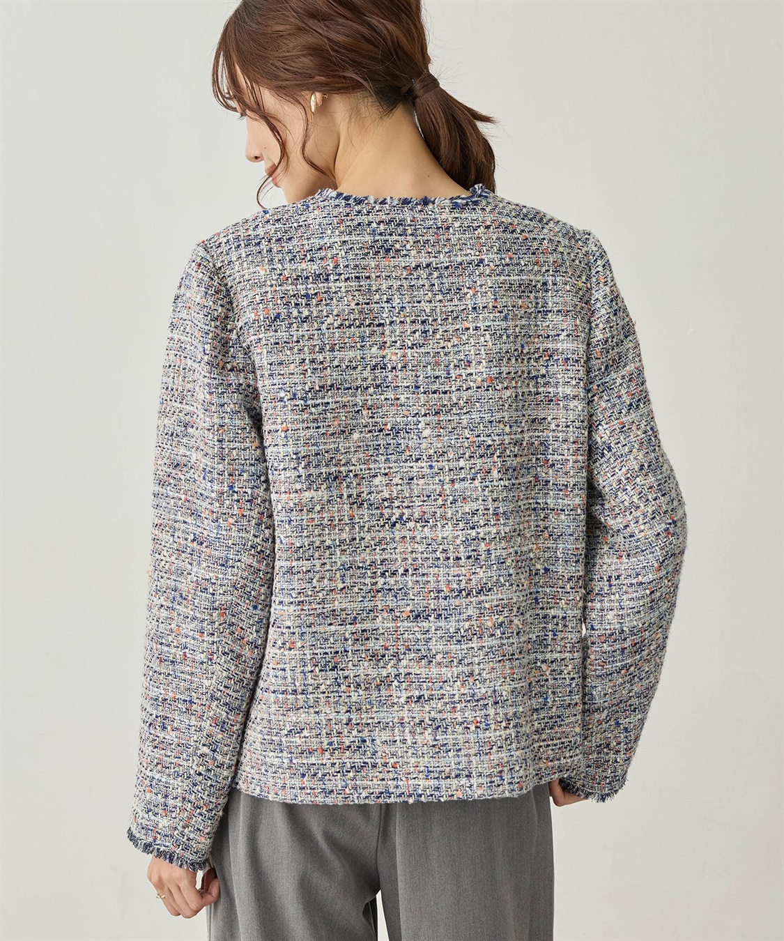 ツイードジャケット Petit Honfleur｜クロスプラス公式通販サイト