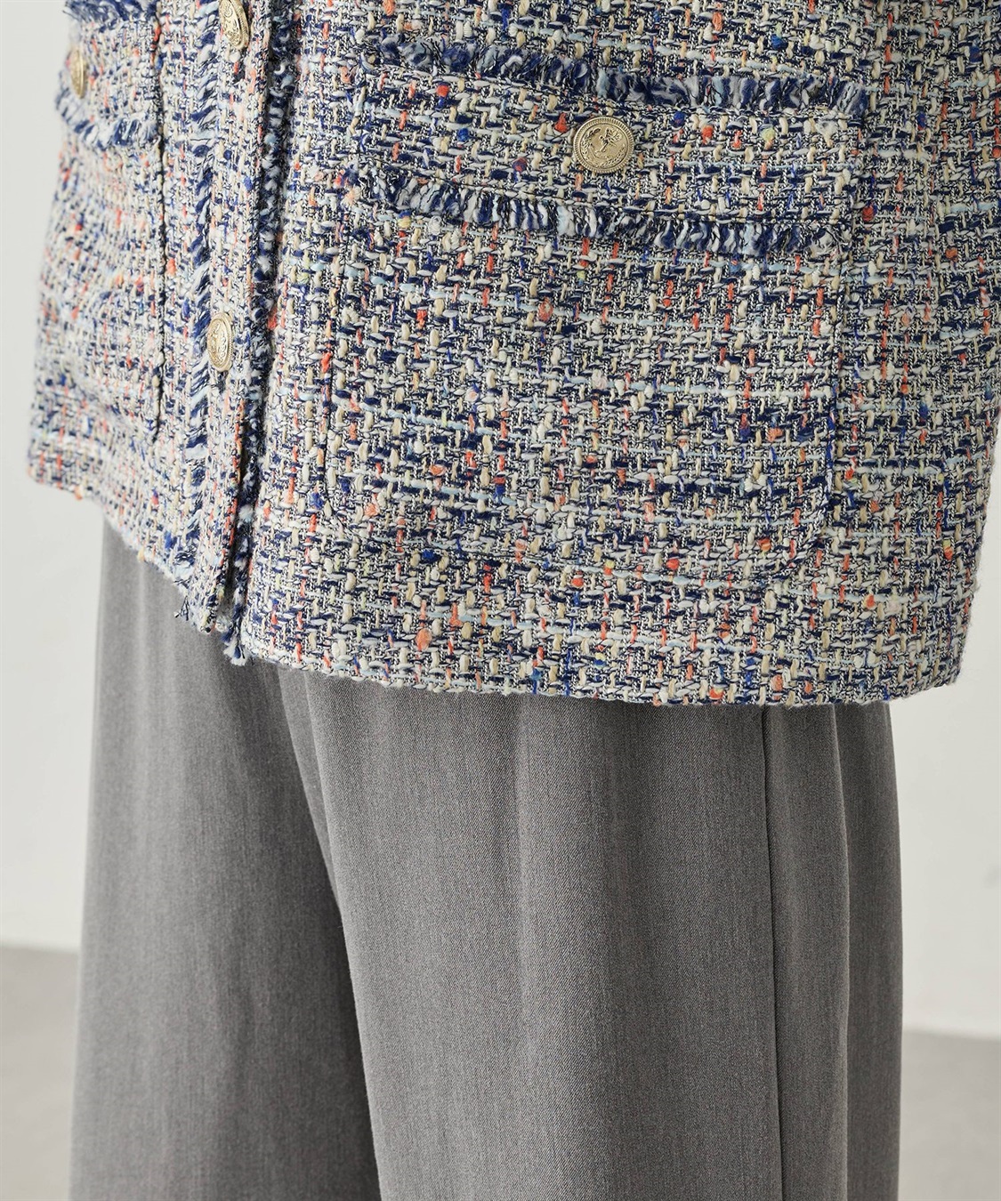 Petit Honfleur ツイードジャケット_sub_16