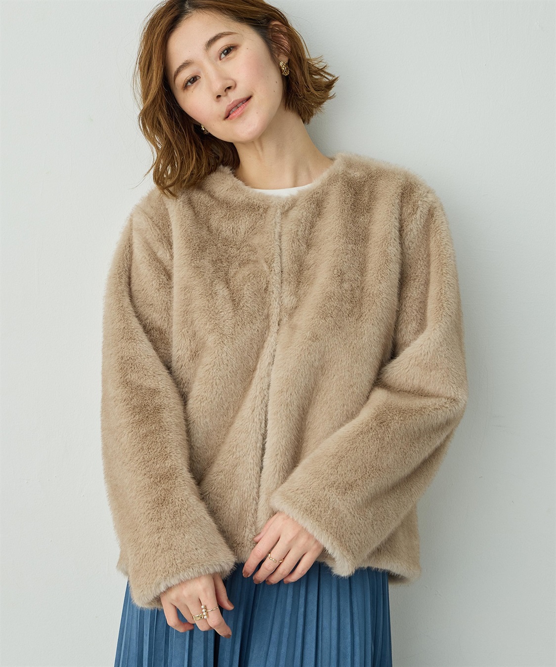 Petit Honfleur ファージャケット_sub_3