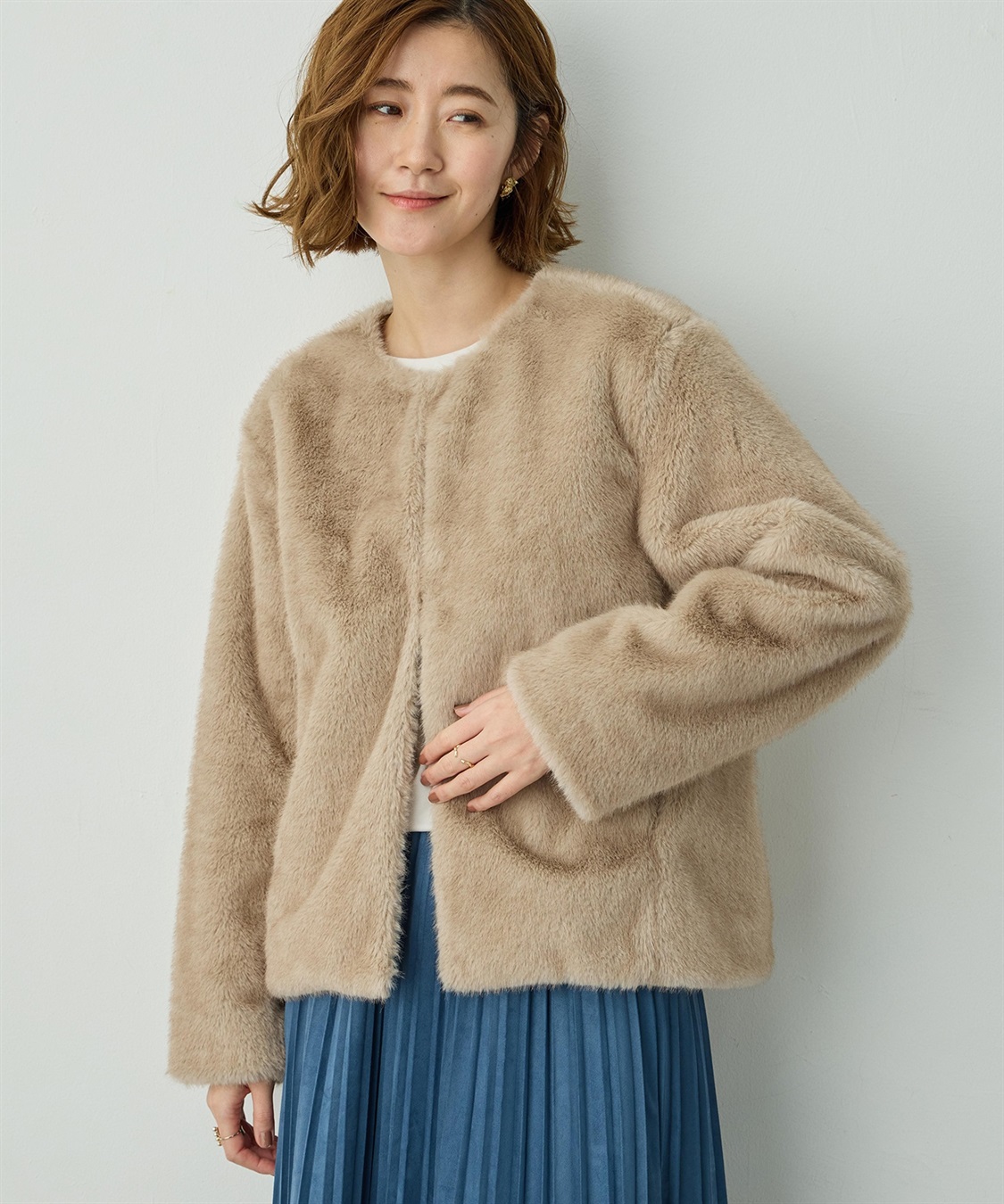 Petit Honfleur ファージャケット_sub_4