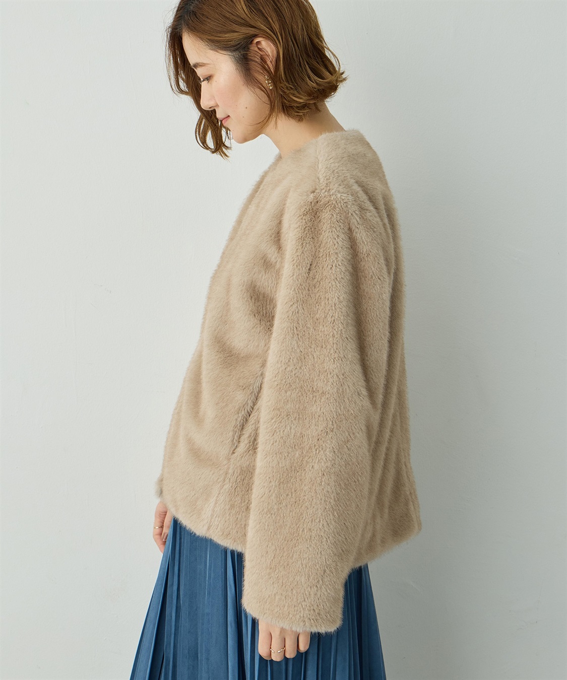 Petit Honfleur ファージャケット_sub_5