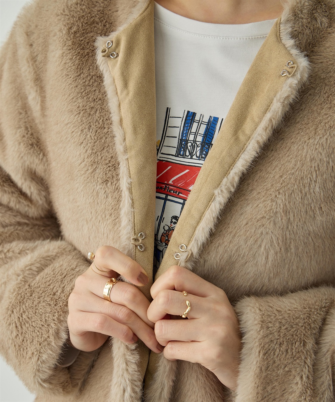 Petit Honfleur ファージャケット_sub_14