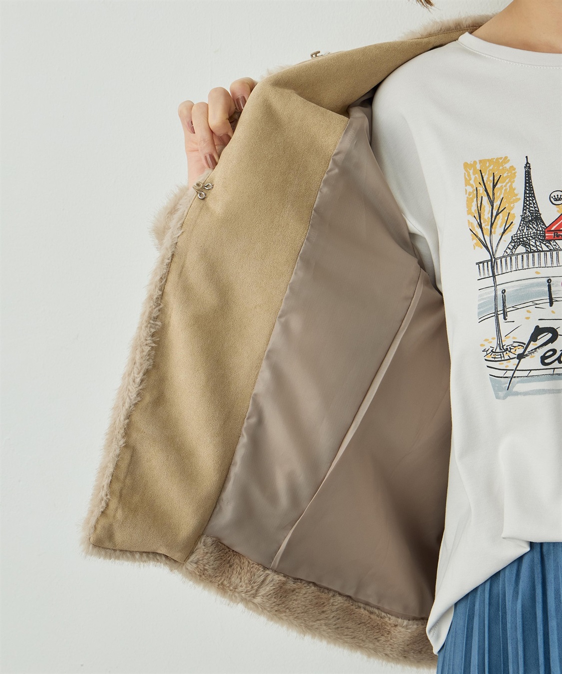 Petit Honfleur ファージャケット_sub_15