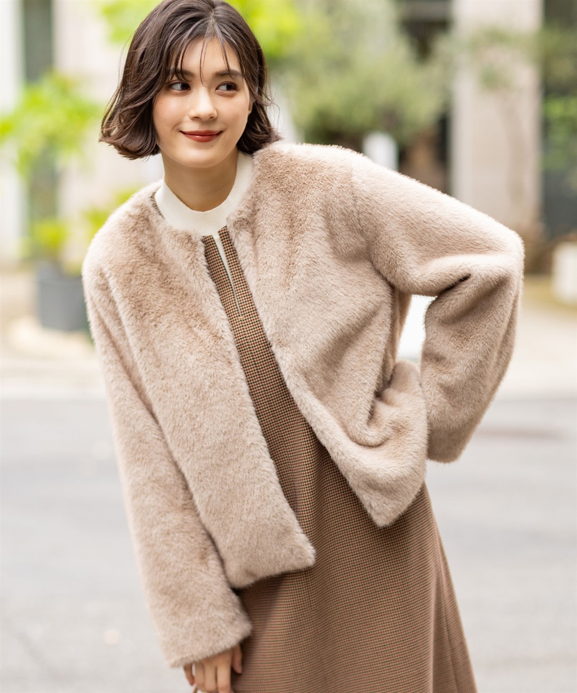 Petit Honfleur ファージャケット_sub_22